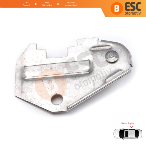 Opel Vectra B Mercedes W210 S210 Saab 9-3 900 İçin Arka Sağ Cam Kriko Tamir Klips Metal Bağlantı Sacı