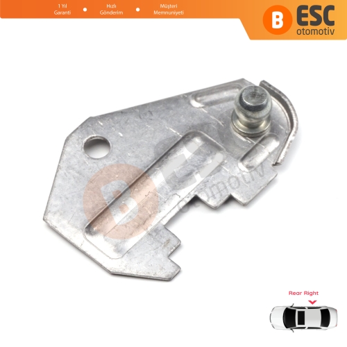 Opel Vectra B Mercedes W210 S210 Saab 9-3 900 İçin Arka Sağ Cam Kriko Tamir Klips Metal Bağlantı Sacı