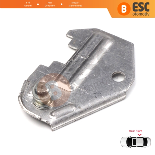 Opel Vectra B Mercedes W210 S210 Saab 9-3 900 İçin Arka Sağ Cam Kriko Tamir Klips Metal Bağlantı Sacı