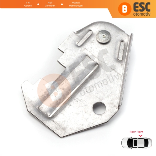 Opel Vectra B Mercedes W210 S210 Saab 9-3 900 İçin Arka Sağ Cam Kriko Tamir Klips Metal Bağlantı Sacı