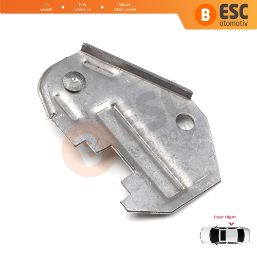 Opel Vectra B Mercedes W210 S210 Saab 9-3 900 İçin Arka Sağ Cam Kriko Tamir Klips Metal Bağlantı Sacı