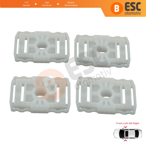 Renault Fluence Megane MK3 Scenic Grand MK3 için Makas Tip Cam Kriko Kayar Pivot Kılavuz Klipsi