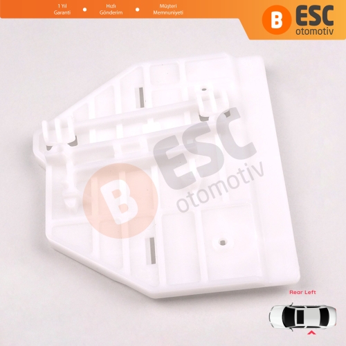 Audi A6 C6 S6 4F 4F2 4F5 2004-2011 4/5 Kapı 4F0839461 İçin Arka Sol Cam Kriko Tamir Klipsi 