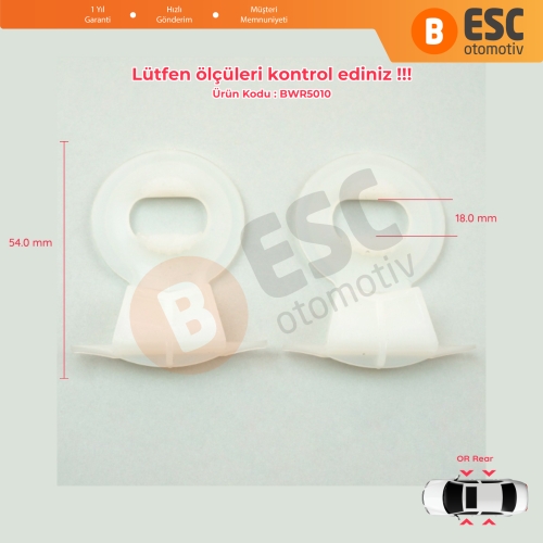 Renault Clio 3 Laguna 2 Espace 4 Vel Satis Peugeot 207 307 308 CC Citroen C3 Pluriel 8200006887 için Cam Tutucu Klipsi