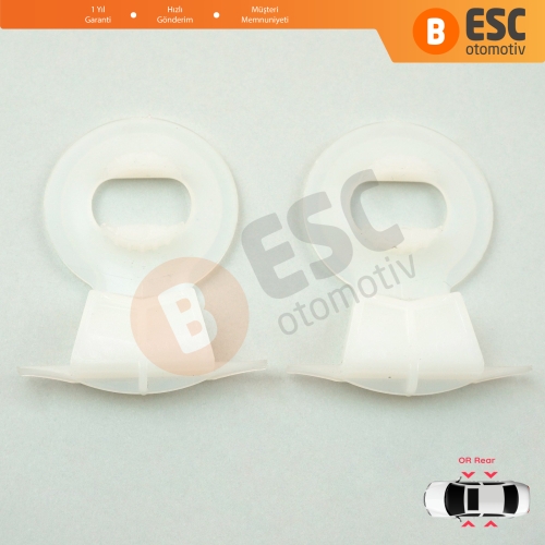 Renault Clio 3 Laguna 2 Espace 4 Vel Satis Peugeot 207 307 308 CC Citroen C3 Pluriel 8200006887 için Cam Tutucu Klipsi