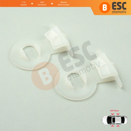 Renault Clio 3 Laguna 2 Espace 4 Vel Satis Peugeot 207 307 308 CC Citroen C3 Pluriel 8200006887 için Cam Tutucu Klipsi
