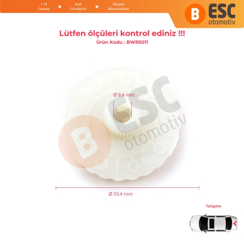 Land Rover Freelander MK1 L314 LN 1997-2006 3/5 Kapı CVH101150 İçin Elektrikli Arka Bagaj Kapı Cam Kriko Makara Freze Dişlisi