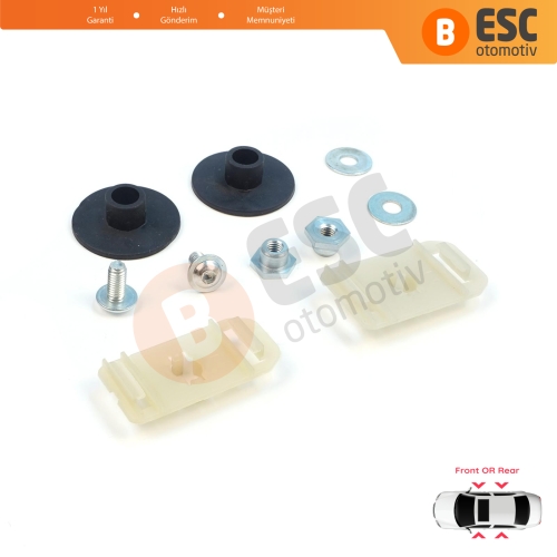 Mercedes C Class W203 S203 CL203 CLC 2037200114 İçin Cam Kriko Ray Montaj Tutma Sabitleme Sekman Klips Seti