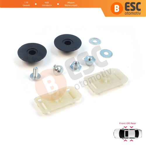 Mercedes C Class W203 S203 CL203 CLC 2037200114 İçin Cam Kriko Ray Montaj Tutma Sabitleme Sekman Klips Seti