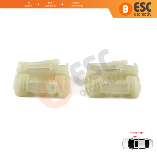 Hyundai I30 MK1 FD 2007-2012 5-Kapı 824812L001 İçin Elektrikli Ön Sağ Cam Kriko Tamir Klipsi