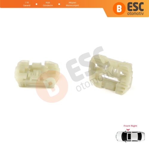 Hyundai I30 MK1 FD 2007-2012 5-Kapı 824812L001 İçin Elektrikli Ön Sağ Cam Kriko Tamir Klipsi