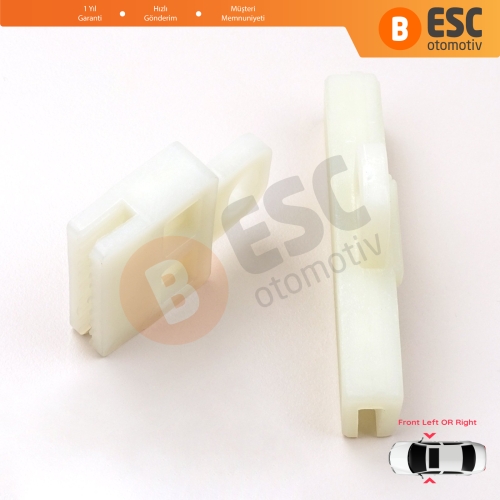 Toyota Corolla Prius Cruiser Hilux Matrix Pontiac Vibe Lexus RX İçin Kapı Cam Tutucu Taşıyıcı Kızak Klipsi