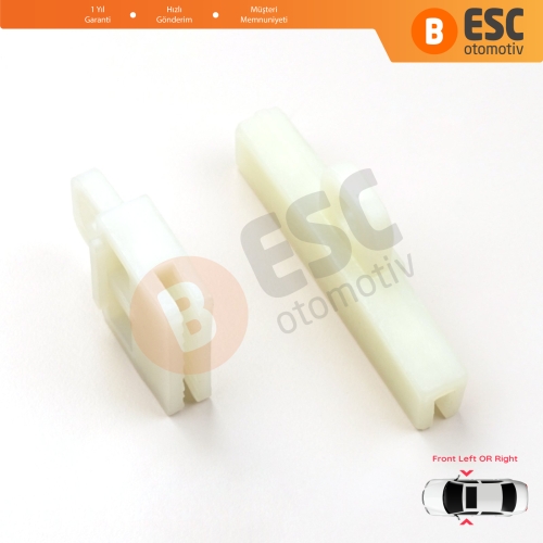 Toyota Corolla Prius Cruiser Hilux Matrix Pontiac Vibe Lexus RX İçin Kapı Cam Tutucu Taşıyıcı Kızak Klipsi