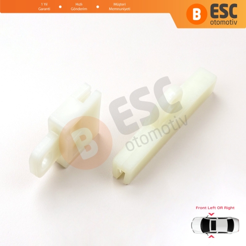 Toyota Corolla Prius Cruiser Hilux Matrix Pontiac Vibe Lexus RX İçin Kapı Cam Tutucu Taşıyıcı Kızak Klipsi