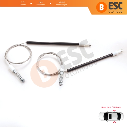 Mini Cooper Countryman MK1 R60 2010-2016 Clubvan R55 51359805671 51359805672 İçin Elektrikli Arka Sol veya Sağ Cam Kriko Tamir Seti
