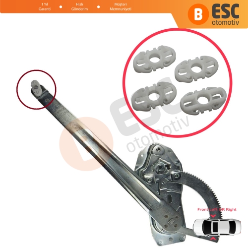 Ford Transit MK5 6 7 EY FY TT9 1994-2014 için Makas Tip Cam Kriko Kayar Pivot Kılavuz Klipsi