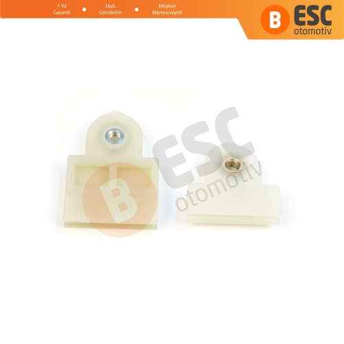 Toyota Corolla Prius Cruiser Hilux Matrix Pontiac Vibe Lexus RX İçin 2 Adet Kapı Cam Tutucu Taşıyıcı Kızak Klipsi