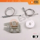 BMW 3 Serisi E46 1998-2005 4/5 Kapı 51358212099 İçin Arka Sol Kapı Cam Kriko Tamir Seti