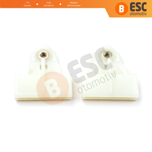 Renault Megane MK3 4/5 Door Fluence L3 Nissan Qashqai MK1 J10 için Arka Cam; Note E11 Micra K12 Pathfinder R51 Primera P11 İçin Ön Kapı Cam Tutucu Taşıyıcı Kızak Klipsi