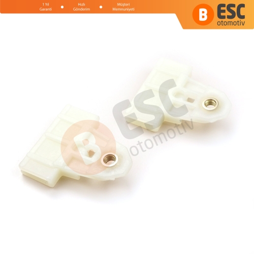 Renault Megane MK3 4/5 Door Fluence L3 Nissan Qashqai MK1 J10 için Arka Cam; Note E11 Micra K12 Pathfinder R51 Primera P11 İçin Ön Kapı Cam Tutucu Taşıyıcı Kızak Klipsi