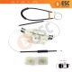 VW Touareg MK1 7L Porsche Cayenne 9PA 955 957 2002-2010 7L0839462 İçin Elektrikli Arka Sağ Cam Kriko Tamir Seti