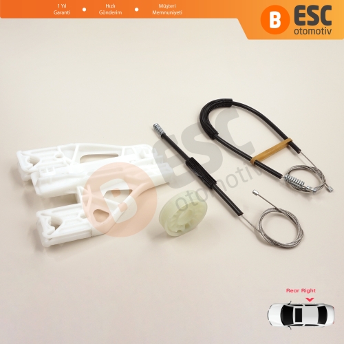 Audi Q5 SQ5 8R 8RB 2008-2018 5-Kapı 8R0839462 İçin Elektrikli Arka Sağ Cam Kriko Tamir Seti