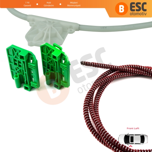 Renault Trucks Premium Kerax Midlum DAF LF 45 55 Volvo FL II FE 1400753 İçin Elektrikli Sol Cam Kriko Tamir Seti