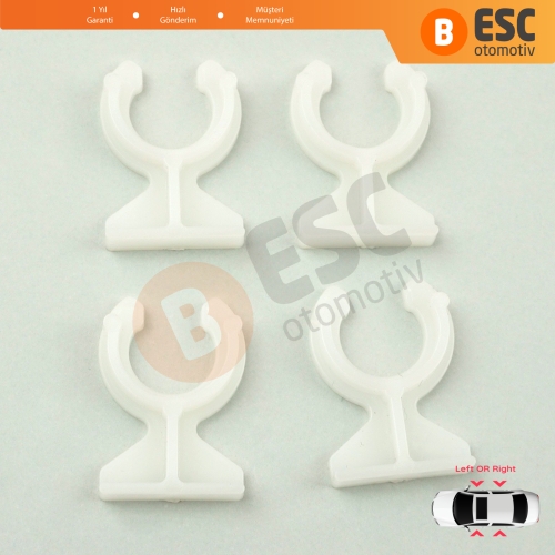 Fiat Albea Siena Palio Doblo Panda Ducato Trafic 2 Vivaro A Iveco Romeo 147 İçin Cam Kriko Plastik Ayak Sabitleme Klipsi