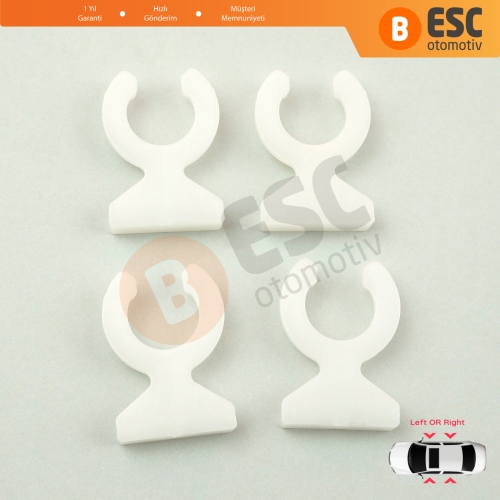 Fiat Albea Siena Palio Doblo Panda Ducato Trafic 2 Vivaro A Iveco Romeo 147 İçin Cam Kriko Plastik Ayak Sabitleme Klipsi