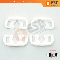Fiat Linea Ducato Boxer Jumper 3 Abarth Punto 2 3 Alfa 156 İçin Cam Kriko Plastik Ayak Sabitleme Klipsi