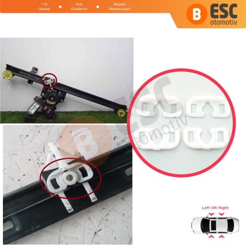 Fiat Linea Ducato Boxer Jumper 3 Abarth Punto 2 3 Alfa 156 İçin Cam Kriko Plastik Ayak Sabitleme Klipsi