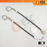 VW Golf MK3 1H1 1H5 1991-1998 5-Kapı Vento Jetta A3 1H2 1992-1999 1H4839461A İçin Elektrikli Arka Sol Kapı Cam Kriko Tamir Seti