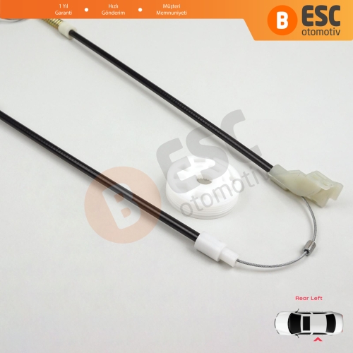 VW Golf MK3 1H1 1H5 1991-1998 5-Kapı Vento Jetta A3 1H2 1992-1999 1H4839461A İçin Elektrikli Arka Sol Kapı Cam Kriko Tamir Seti