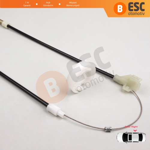 VW Golf MK3 1H1 1H5 1991-1998 5-Kapı Vento Jetta A3 1H2 1992-1999 1H4839462A İçin Elektrikli Arka Sağ Kapı Cam Kriko Tamir Seti