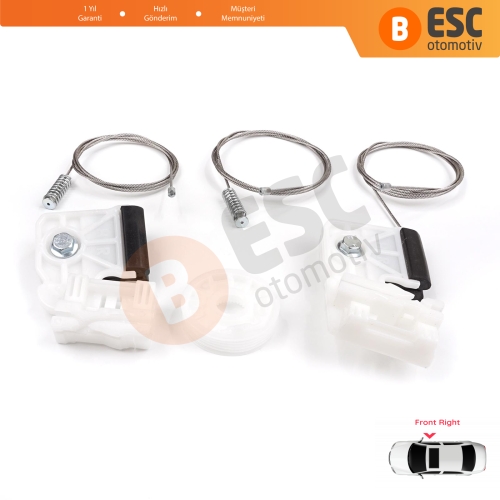 Kia Ceed MK1 ED 2006-2012 5-Kapı 824801H030 İçin Elektrikli Ön Sağ Cam Kriko Tamir Seti