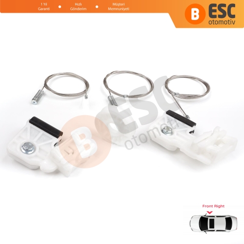 Kia Ceed MK1 ED 2006-2012 5-Kapı 824801H030 İçin Elektrikli Ön Sağ Cam Kriko Tamir Seti