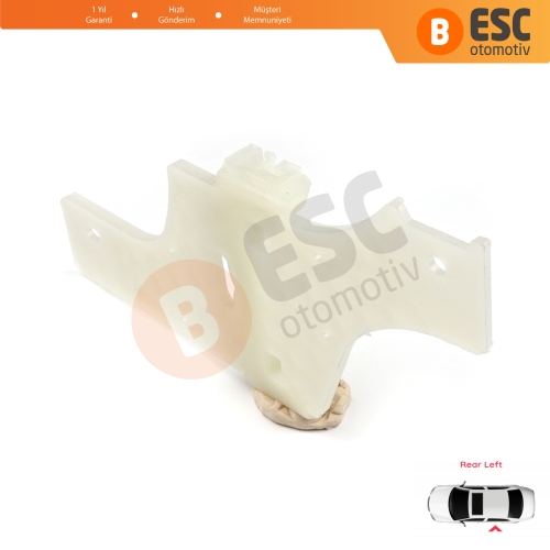 Peugeot 508 MK1 W23 8D 8E 2010-2018 4/5 Kapı 9223H6 İçin Arka Sol Cam Kriko Tamir Klipsi