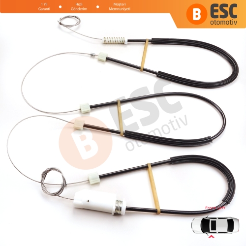 Audi TT TTS TTRS MK3 8S FV 2014-2024 2-Kapı 8S0837461 İçin Elektrikli Sol Cam Kriko Tamir Seti