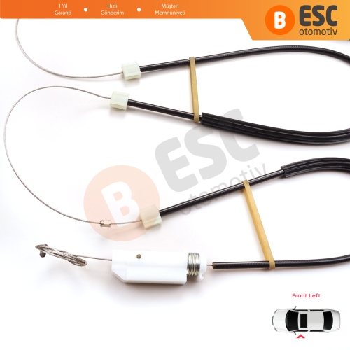 Audi TT TTS TTRS MK3 8S FV 2014-2024 2-Kapı 8S0837461 İçin Elektrikli Sol Cam Kriko Tamir Seti