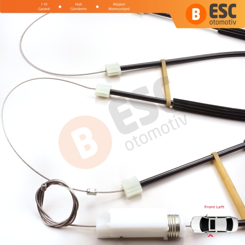 Audi TT TTS TTRS MK3 8S FV 2014-2024 2-Kapı 8S0837461 İçin Elektrikli Sol Cam Kriko Tamir Seti