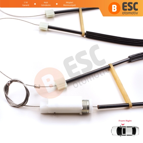 Audi TT TTS TTRS MK3 8S FV 2014-2024 2-Kapı 8S0837462 İçin Elektrikli Sağ Cam Kriko Tamir Seti