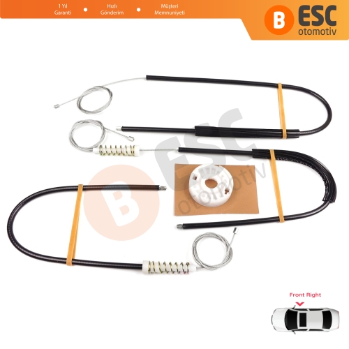 Audi A8 S8 Quattro MK2 D3 4E 4E2 4E8 2002-2010 4E0837462B İçin Elektrikli Ön Sağ Cam Kriko Tamir Seti