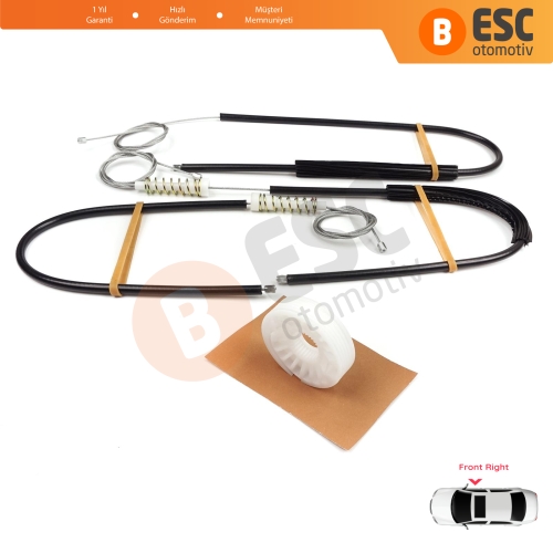 Audi A8 S8 Quattro MK2 D3 4E 4E2 4E8 2002-2010 4E0837462B İçin Elektrikli Ön Sağ Cam Kriko Tamir Seti