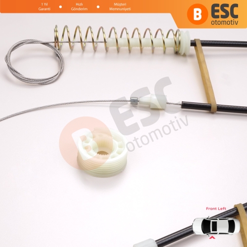 VW Scirocco MK3 137 138 2008–2017 3-Kapı Hatchback Van 1K8837461 İçin Elektrikli Ön Sol Cam Kriko Tamir Seti