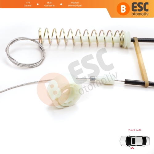 VW Scirocco MK3 137 138 2008–2017 3-Kapı Hatchback Van 1K8837461 İçin Elektrikli Ön Sol Cam Kriko Tamir Seti