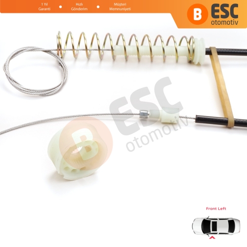 VW Scirocco MK3 137 138 2008–2017 3-Kapı Hatchback Van 1K8837461 İçin Elektrikli Ön Sol Cam Kriko Tamir Seti