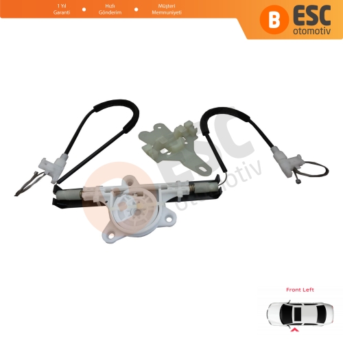 Nissan Terrano MK2 R20 Mercedes Vito W638 807010F015 İçin Elektrikli Ön Sol Cam Kriko Tamir Seti