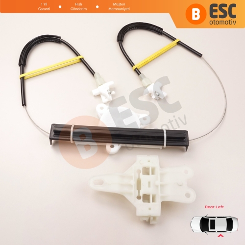 Nissan Terrano MK2 R20 1992-2007 27012X400 İçin Elektrikli Arka Sol Cam Kriko Tamir Seti