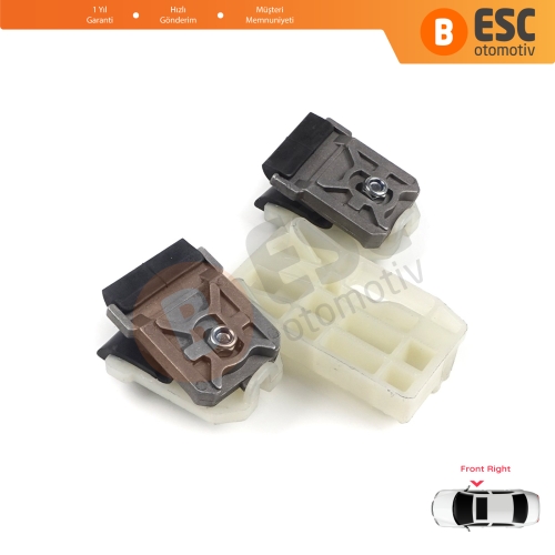 Skoda Fabia MK2 5J MG 542 545 2006-2014 5-Kapı 5J1837402 İçin Elektrikli Ön Sağ Cam Kriko Tamir Klipsi