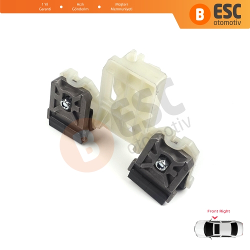 Skoda Fabia MK2 5J MG 542 545 2006-2014 5-Kapı 5J1837402 İçin Elektrikli Ön Sağ Cam Kriko Tamir Klipsi